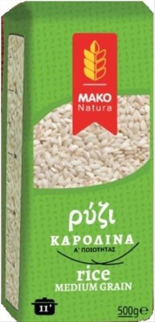 ΜΑΚΟ ΡΥΖΙ 500ΓΡ ΚΑΡΟΛΙΝΑ