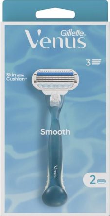 GILLETTE ΞΥΡΙΣΤΙΚΗ ΜΗΧΑΝΗ ΜΕ 2 ΑΝΤΑΛΛΑΚΤΙΚΑ 3ΛΕΠΙΔΩΝ VENUS SMOOTH