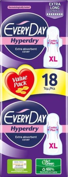 EVERYDAY ΣΕΡΒΙΕΤΕΣ HYPERDRY 18TEM EXTRA LONG