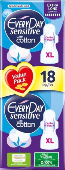 EVERYDAY ΣΕΡΒΙΕΤΕΣ SENSITIVE 18TEM EXTRA LONG