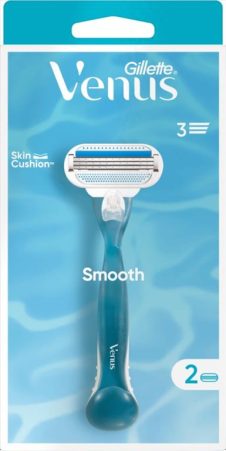 GILLETTE ΞΥΡΙΣΤΙΚΗ ΜΗΧΑΝΗ ΜΕ 2 ΑΝΤΑΛΛΑΚΤΙΚΑ 3ΛΕΠΙΔΩΝ VENUS SMOOTH