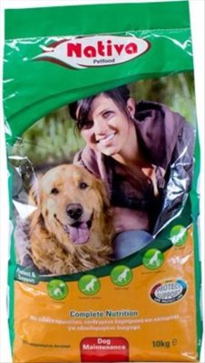 NATIVA ΚΡΟΚΕΤΑ ΣΚΥΛΟΥ 10KG ADULT COMPLETE NUTRITION