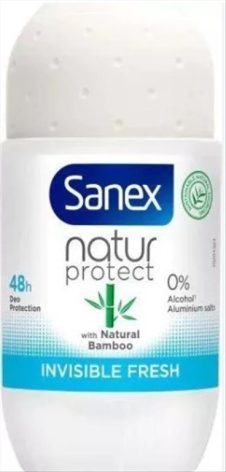 SANEX ROLL ON 50ML NATUR PROTECT INVISIBLE FRESH