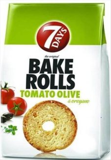 7 DAYS BAKE ROLLS 80ΓΡ ΤΟΜΑΤΑ - ΕΛΙΑ - ΡΙΓΑΝΗ