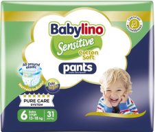 BABYLINO PANTS Νο6 (13-18KG) 31ΤΕΜ SENSITIVE