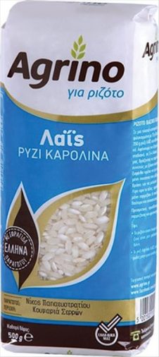 AGRINO ΡΥΖΙ 500ΓΡ ΚΑΡΟΛΙΝΑ ΛΑΙΣ ΕΛΛΗΝΙΚΟ