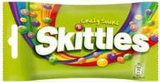 SKITTLES ΚΑΡΑΜΕΛΕΣ 38ΓΡ CRAZY SOURS