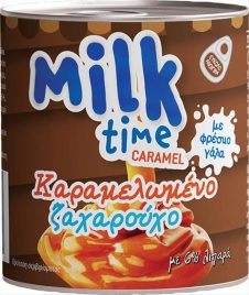 MILK TIME ΓΑΛΑ 6% ΚΑΡΑΜΕΛΩΜΕΝΟ 397ΓΡ ΖΑΧΑΡΟΥΧΟ