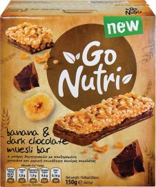 GO NUTRI ΜΠΑΡΕΣ ΔΗΜΗΤΡΙΑΚΩΝ 6Χ25ΓΡ ΜΠΑΝ. ΕΠΙΚΑΛ. ΣΟΚΟΛΑΤΑΣ
