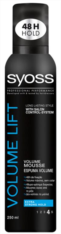 SYOSS AΦΡΟΣ ΜΑΛΛΙΩΝ 250ML VOLUME LIFT No4 ΕΛΛΗΝΙΚΟ