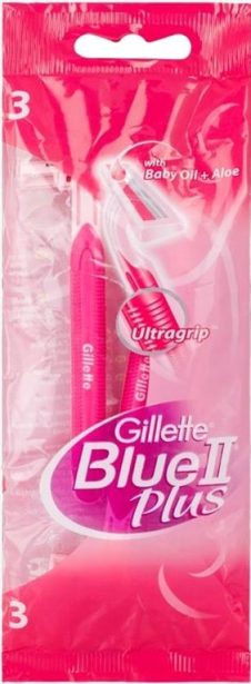 GILLETTE ΞΥΡΑΦΑΚΙΑ 3 ΤΕΜ BLUE II PLUS FOR WOMEN