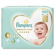 PAMPERS PREMIUM CARE No6 JUMBO  (13+KG) / 38ΤΕΜ