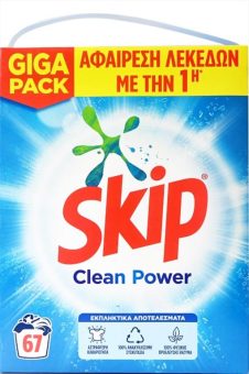 SKIP ΣΚΟΝΗ ΠΛΥΝΤΗΡΙΟΥ ΚΟΥΤΙ 67MEZ 4,355KG ACTIVE CLEAN