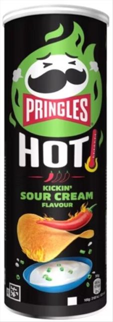 PRINGLES ΠΑΤΑΤΑΚΙΑ 160ΓΡ HOT KICKING SOUR CREAM