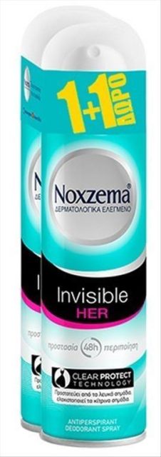 NOXZEMA DEO SPRAY 150ML INVISIBLE HER 1+1 ΔΩΡΟ