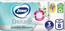 ZEWA ΧΑΡΤΙ ΥΓΕΙΑΣ DELUXE 8 ΡΟΛΑ  3ΦΥΛΛΟ ΓΙΑΣΕΜΙ