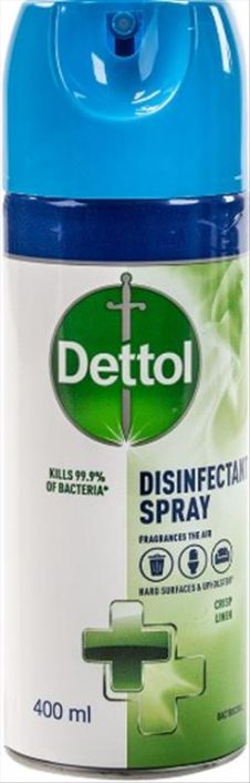 DETTOL ΑΝΤΙΒΑΚΤΗΡΙΔΙΑΚΟ SPRAY 400ML CRISP LINEN