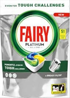 FAIRY PLATINUM 51 ΤΑΜΠΛΕΤΕΣ ΛΕΜΟΝΙ (760ΓΡ)