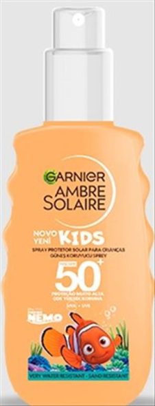 GARNIER AMBRE SOLAIRE ΠΑΙΔΙΚΟ ΑΝΤΗΛΙΑΚΟ SPRAY 150ML SPF50+ ΝΕΜΟ