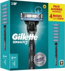 GILLETTE ΞΥΡΙΣΤΙΚΗ ΜΗΧΑΝΗ ΜΕ 6 ΑΝΤΑΛΛΑΚΤΙΚΑ 3ΛΕΠΙΔΩΝ MACH3