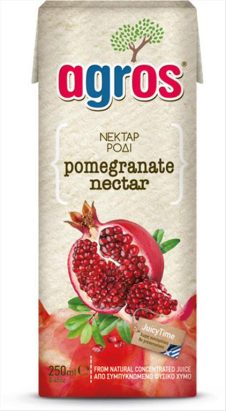 AGROS ΧΥΜΟΣ 250ML ΝΕΚΤΑΡ ΡΟΔΙ