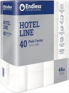 ENDLESS ΧΑΡΤΙ ΥΓΕΙΑΣ 40 ΡΟΛΛΑ 2ΦΥΛΛΟ HOTEL LINE (125ΓΡ)