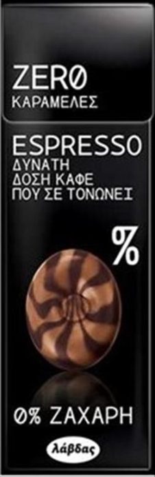 ΛΑΒΔΑΣ ZERO ΚΑΡΑΜΕΛΕΣ 0% ΖΑΧΑΡΗ 32ΓΡ ESPRESSO