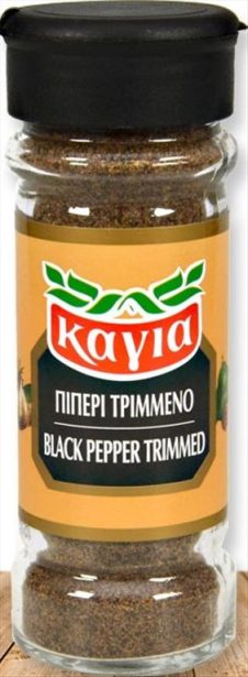 ΚΑΓΙΑ ΜΑΥΡΟ ΠΙΠΕΡΙ 60ΓΡ ΤΡΙΜΜΕΝΟ ΣΕ ΓΥΑΛΙΝΟ ΒΑΖΟ