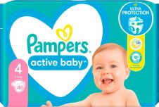 PAMPERS ACTIVE BABY No4 (9-14KG) / 46 ΤΕΜ