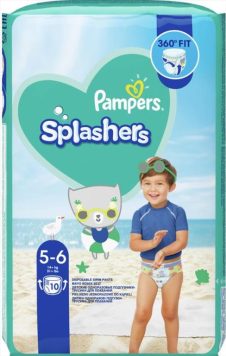 PAMPERS SPLASHERS No5-6 (14+KG) / 10ΤΕΜ