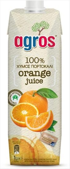 AGROS ΧΥΜΟΣ 1L Φ.Χ ΠΟΡΤΟΚΑΛΙ