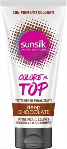SUNSILK ΚΡΕΜΑ ΕΠΙΔΙΟΡΘΩΣΗΣ ΧΡΩΜΑΤΟΣ ΓΙΑ ΒΑΜΜΕΝΑ ΜΑΛΛΙΑ 180ML ΚΑΦΕ