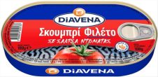 DIAVENA ΚΟΝΣΕΡΒΑ ΣΚΟΥΜΠΡΙ ΦΙΛΕΤΟ 180ΓΡ ΣΕ ΣΑΛΤΣΑ ΝΤΟΜΑΤΑΣ