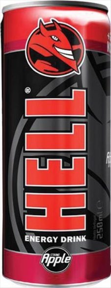 HELL ENERGY 250ML STRONG ΜΗΛΟ ΕΛΛΗΝΙΚΟ