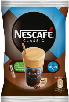 NESCAFE FRAPPE CLASSIC 3ΓΡ ΣΕ ΣΤΙΚ ΜΕ ΠΟΤΗΡΙ ΚΑΙ ΚΑΛΑΜΑΚΙ