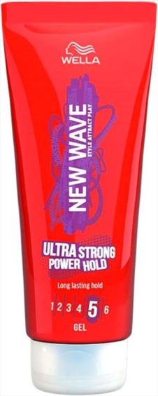 WELLA NEW WAVE GEL ΜΑΛΛΙΩΝ 200ML Νο5 ULTRA STRONG POWER HOLD