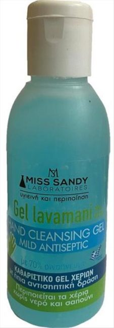 MISS SANDY GEL ΑΝΤΙΣΗΠΤΙΚΟ ΧΕΡΙΩΝ 80ML ΕΛΛΗΝΙΚΟ