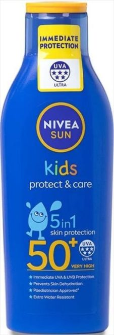 NIVEA ΑΝΤΗΛΙΑΚΟ ΓΑΛΑΚΤΩΜΑ 200ML KIDS PROTECT & MOISTURE SPF50+
