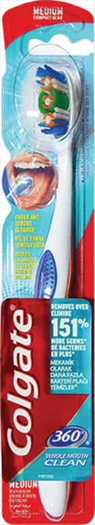 COLGATE ΟΔΟΝΤΟΒΟΥΡΤΣΑ WHOLE MOUTH CLEAN ΜΕΤΡΙΑ