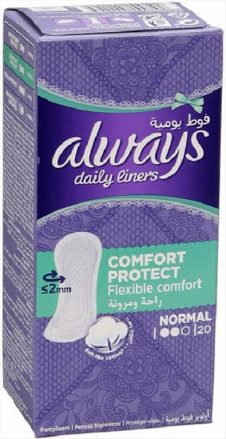 ALWAYS ΣΕΡΒΙΕΤΑΚΙΑ 20ΤΕΜ DAILIES NORMAL COMFORT PROTECT