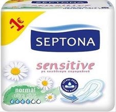 SEPTONA ΣΕΡΒΙΕΤΕΣ 10ΤΕΜ NORMAL ULTRA PLUS SENSITIVE ΧΑΜΟΜΗΛΙ (-1€)