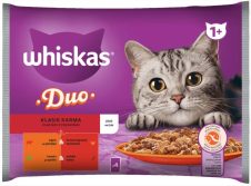 WHISKAS ΤΡΟΦΗ ΓΑΤΑΣ 4Χ85ΓΡ DUO ΣΕ ΖΕΛΕ (ΜΟΣΧΑΡΙ & ΠΟΥΛΕΡΙΚΑ - ΑΡΝΙ & ΠΑΠΙΑ)