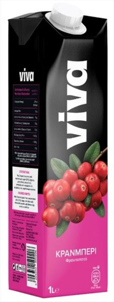 VIVA FRESH 1LT ΦΡΟΥΤΟΠΟΤΟ CRANBERRY