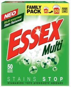 ESSEX ΣΚΟΝΗ ΠΛΥΝΤΗΡΙΟΥ 50ΜΕΖ 2,4KG MULTI (FAMILY PACK)