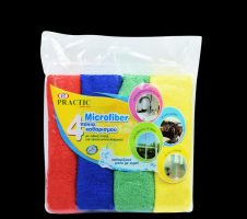 PRACTIC ΠΑΝΙΑ MICROFIBRA 4ΤΕΜ 35Χ35CM ΓΙΑ ΓΕΝΙΚΗ ΧΡΗΣΗ