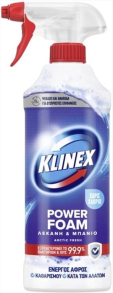 KLINEX ΑΝΤΛΙΑ ΚΑΘΑΡΙΣΜΟΥ ΜΠΑΝΙΟΥ 435ML ΑΦΡΟΣ ARCTIC FRESH