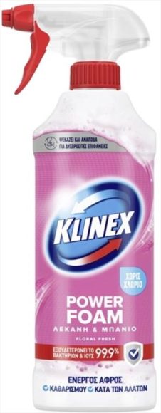 KLINEX ΑΝΤΛΙΑ ΚΑΘΑΡΙΣΜΟΥ ΜΠΑΝΙΟΥ 435ML ΑΦΡΟΣ FLORAL FRESH