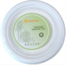HAVANNA ΠΙΑΤΑ ΣΤΡΟΓΓΥΛΑ 17CM 20ΤΕΜ ΑΠΟ ΖΑΧΑΡΟΚΑΛΑΜΟ