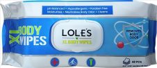 LOLE'S ΥΓΡΑ ΜΑΝΤΗΛΑΚΙΑ XL (22X25CM) 48ΤΕΜ ΜΕ ΚΑΠΑΚΙ