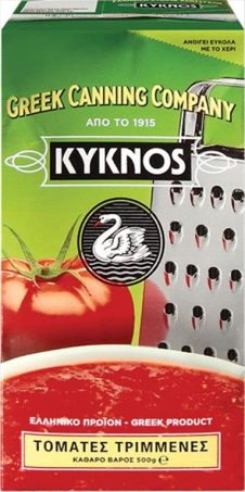 ΚΥΚΝΟΣ ΤΡΙΜΜΕΝΗ ΝΤΟΜΑΤΑ 500ΓΡ ΧΑΡΤΙΝΟ